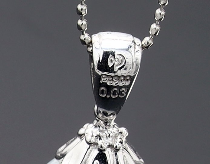 TASAKI タサキ 田崎真珠 パール 南洋 ダイヤ プラチナ(Pt900) ペンダントトップ pearl platinum pendanttopの画像2