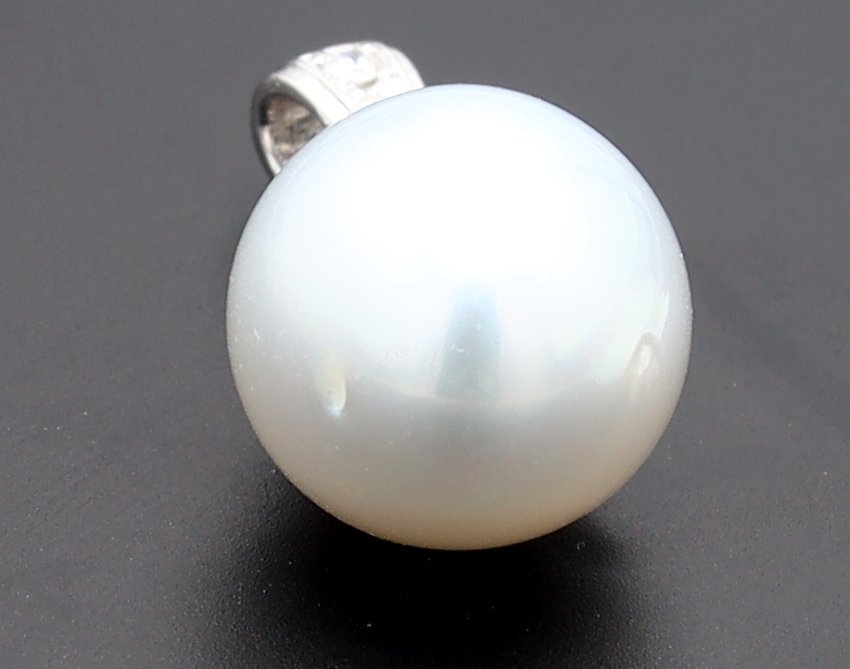 TASAKI タサキ 田崎真珠 パール 南洋 ダイヤ プラチナ(Pt900) ペンダントトップ pearl platinum pendanttopの画像3