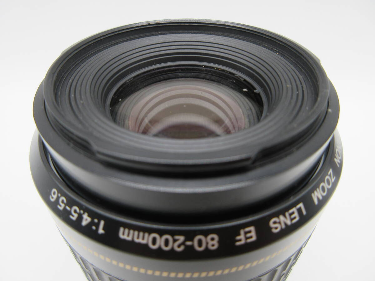 【★１円～★現状販売！】[UK13645]カメラレンズ Canon ZOOM LENS EF 80-200mm 1:4.5-5.6の画像3