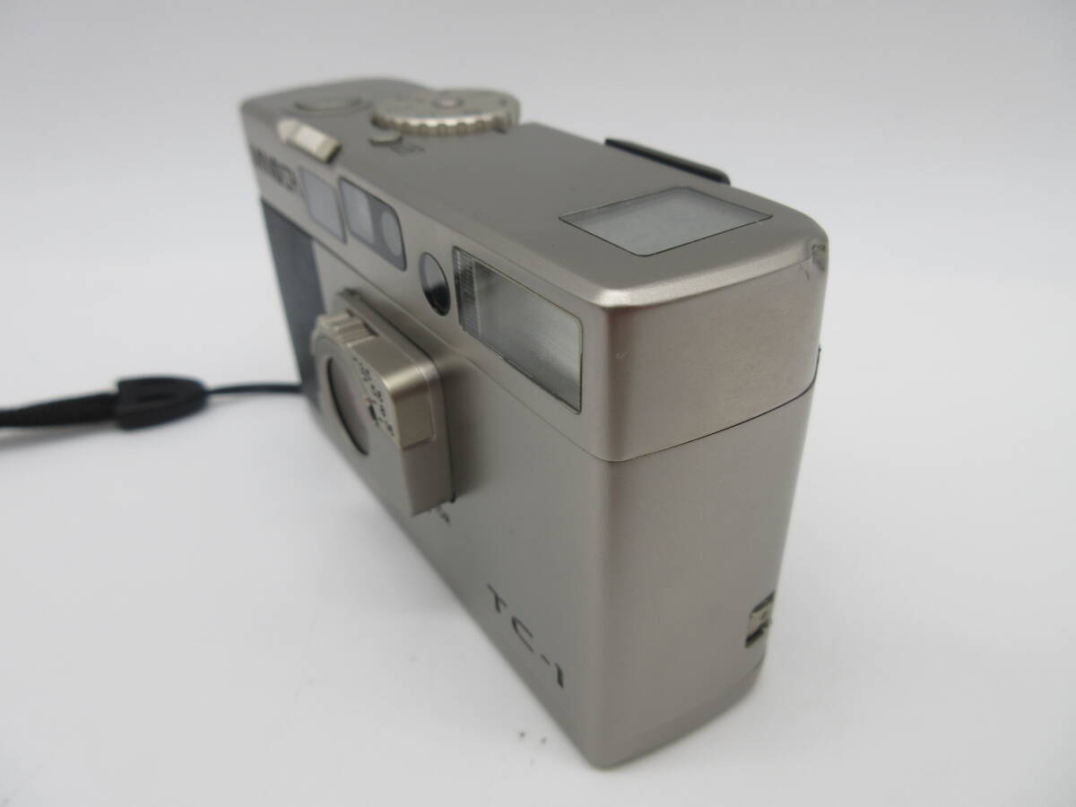 [*1 jpy ~* present condition sale!][UK13784] film camera MINOLTA TC-1 (G-ROKKOR 28mm 1:3.5) * power supply input OK!*
