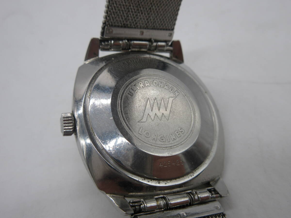 【★１円～★現状販売！】[UM6600]腕時計 LONGINES automatic ULTRA-CHRON デイトの画像7
