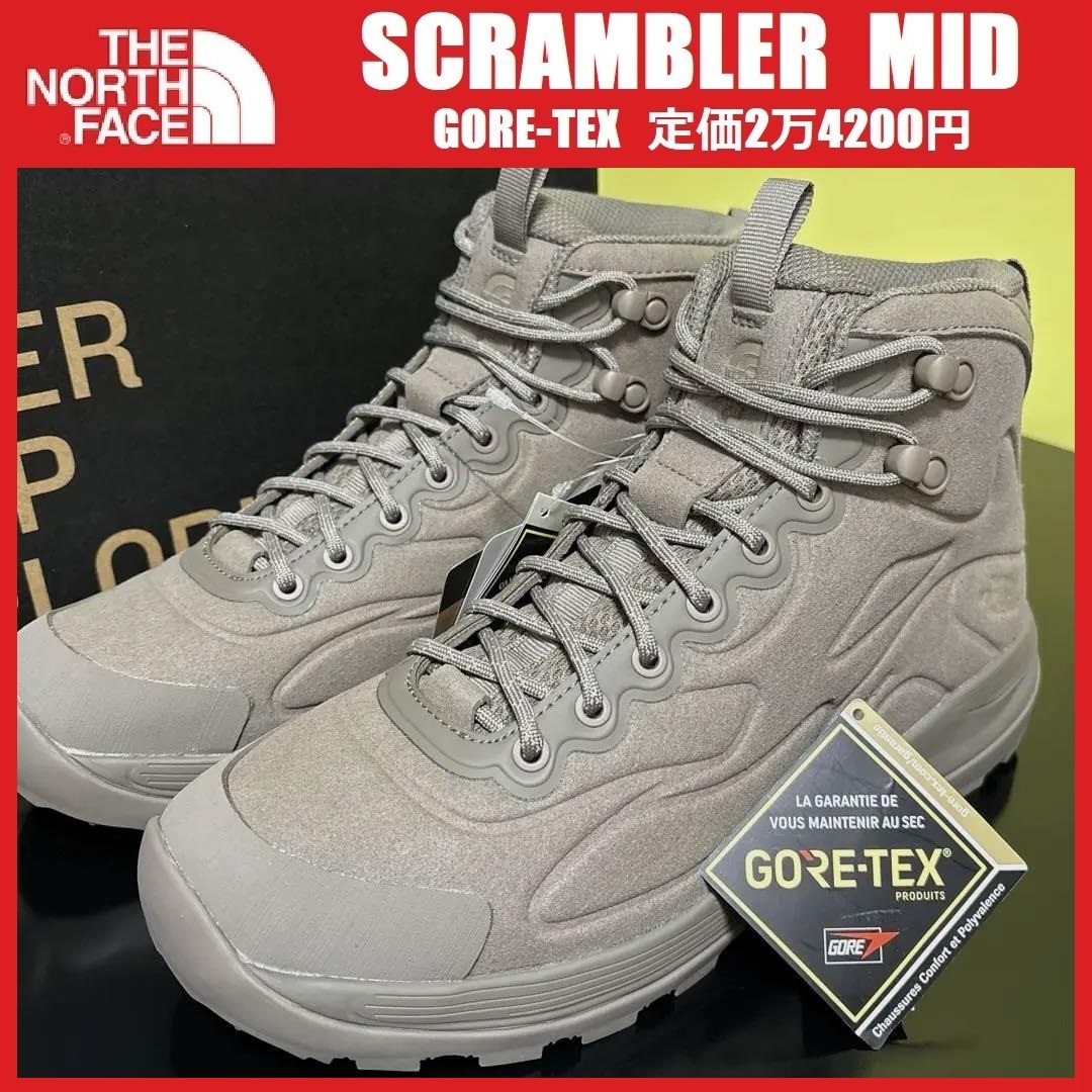 27.5cm * новый товар THE NORTH FACE SCRAMBLER MID North Face Gore-Tex походная обувь Scrambler водонепроницаемый GORE-TEX NF52131