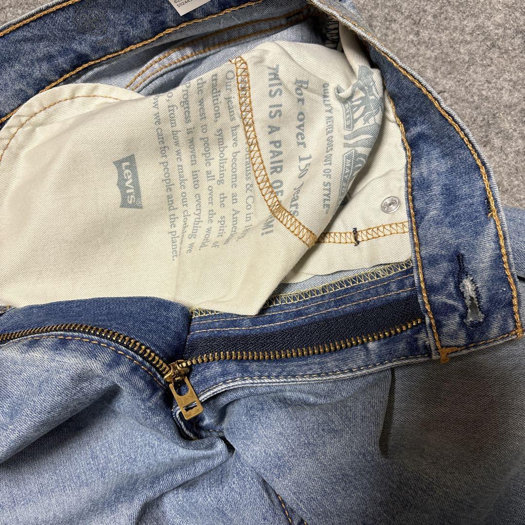 W34 ★新品 Levi's リーバイス 502 COOL レギュラーテーパード ストレッチ デニムパンツ ジーンズ クール 軽量 通気 吸湿 29507-1328の画像3