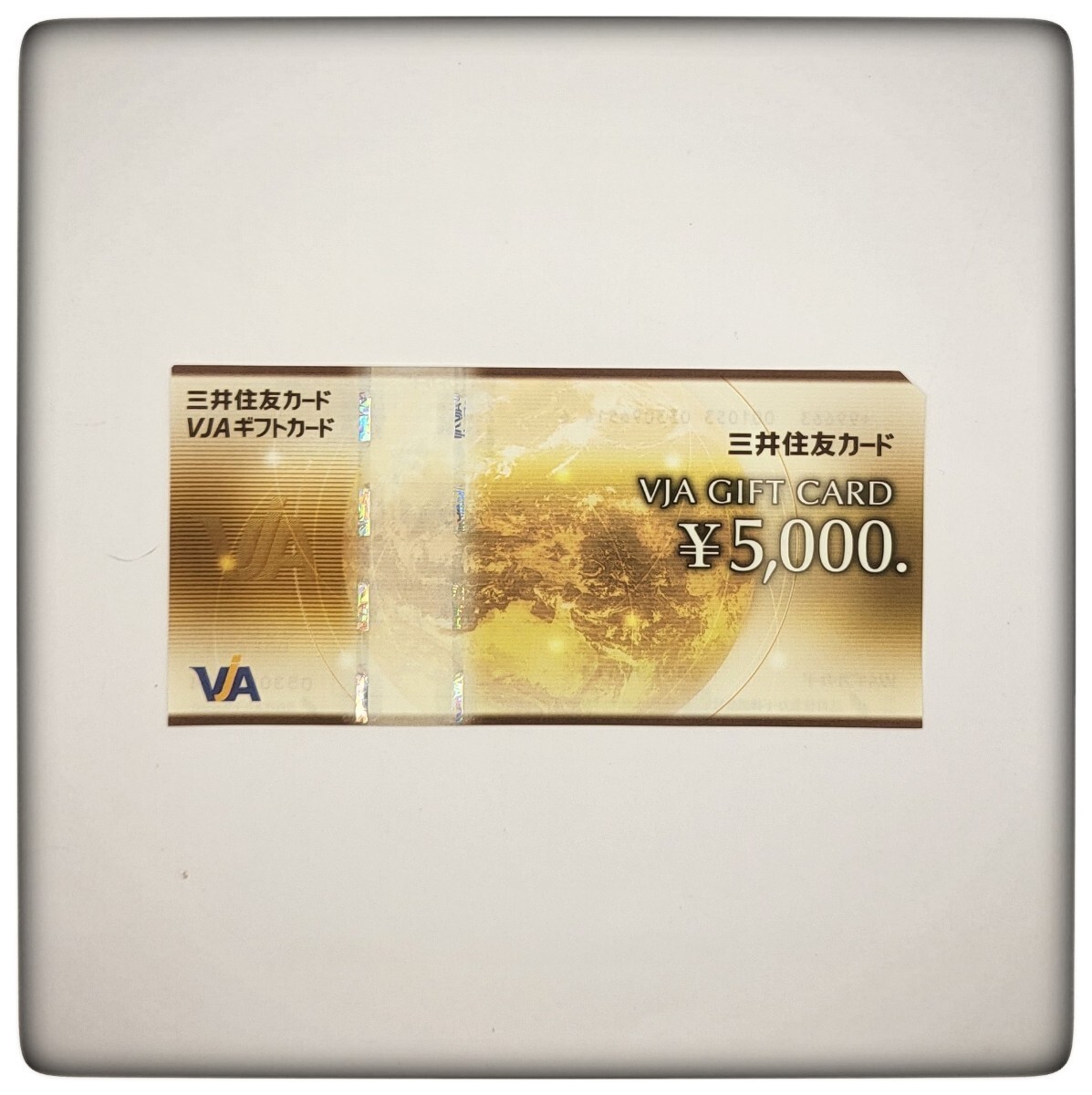 VJA GIFT CARD Mitsui Sumitomo карта 5000 иен минут новый товар не использовался 