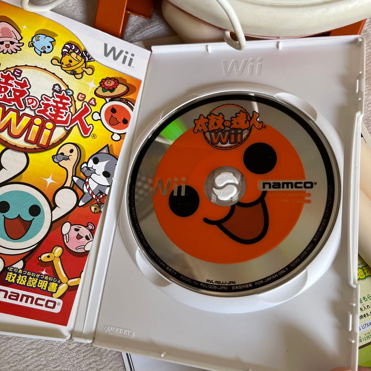 任天堂Wii用 太鼓の達人　Wiiソフト 太鼓とバチ Nintendo
