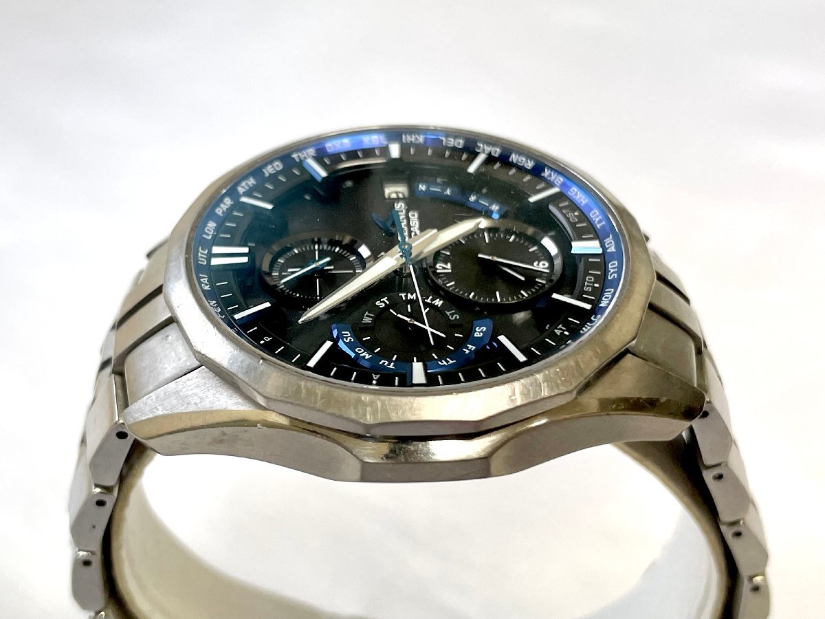 【CASIO OCEANUS】カシオ オシアナス OCW-S3000 MULTI BAND6 ソーラー チタニウム 質屋ユニオン的場店 中古B品_画像4