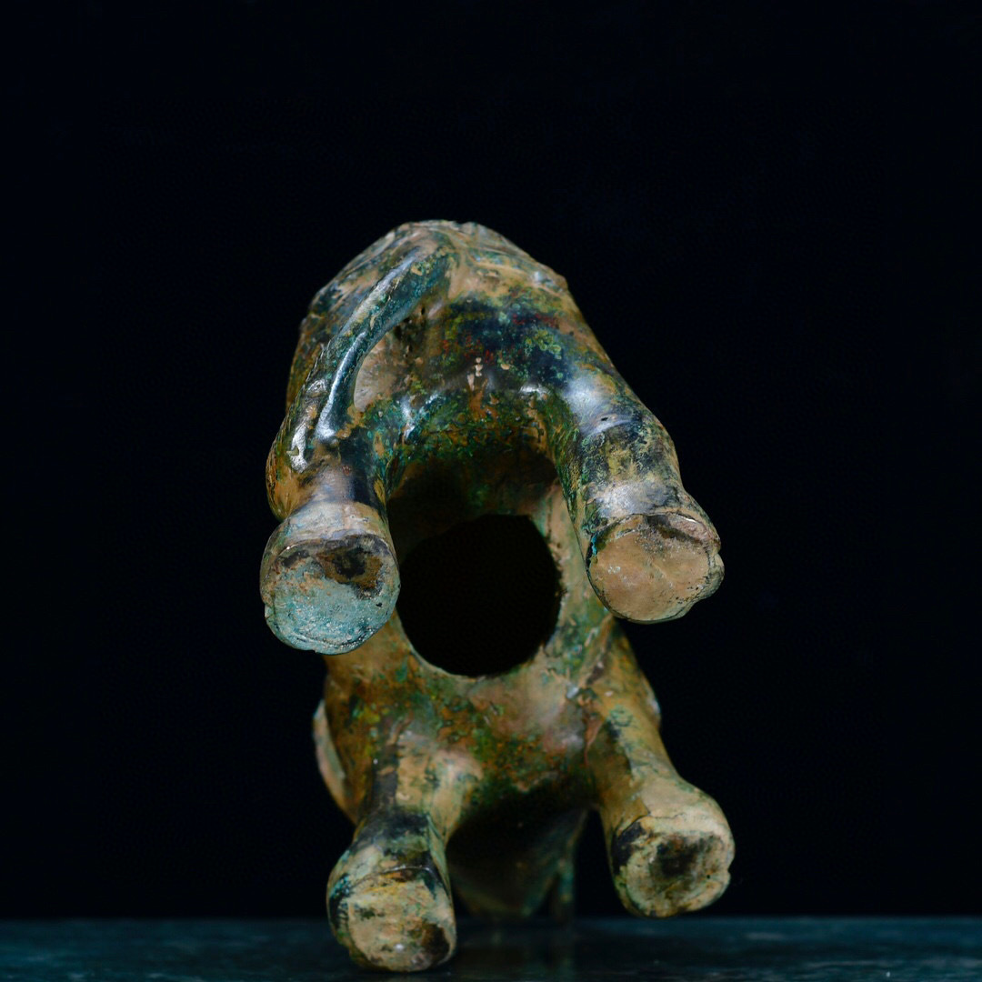 時代物 七宝焼 花瓶 年代珍品 古美術 中国古玩 唐物 古銅造 古七宝 七宝焼 花瓶 時代物 極上品 初だし