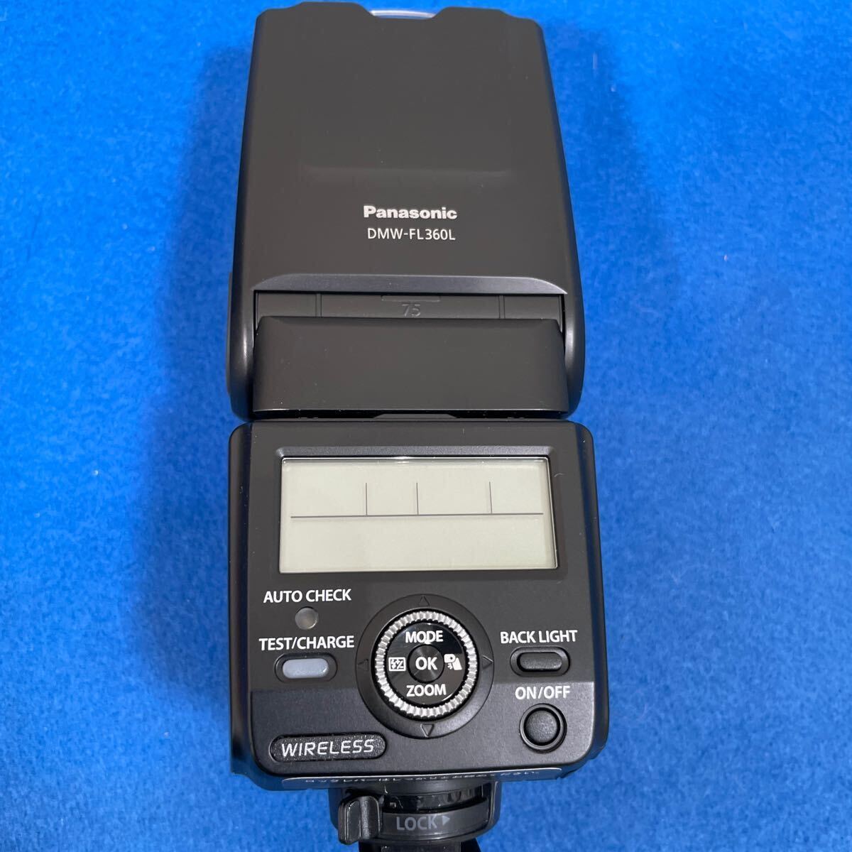 【中古美品】Panasonic DMW-FL360L ストロボ フラッシュ LUMIX ソフトケース付き 発光テスト済み パナソニック の画像3