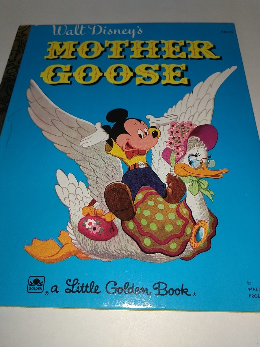 【ハイセンス絵本】絵本 リトルゴールデンの会 a little golden book walt disney's mother goose 17cm20cm_画像2