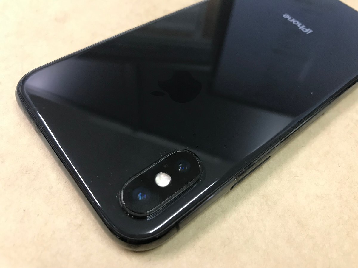 ●中古● 1円スタート iPhoneX 256GB スペースグレー SIMフリー バッテリー82％ Apple アイフォン