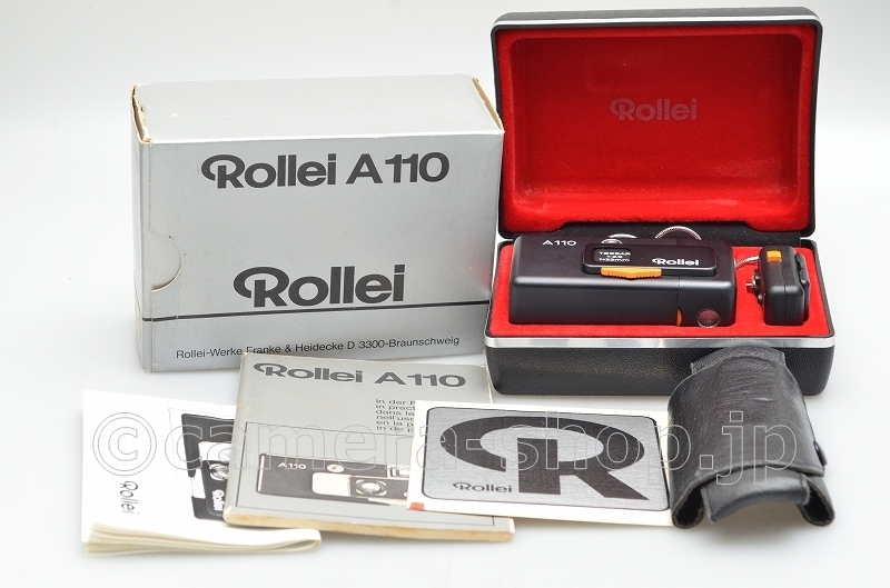 Rollei A110 -Set- Tessar 2.8/23mm Made In Germany w/box,etc.の画像1