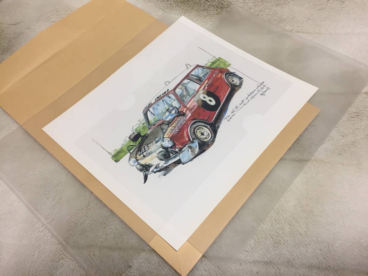 【正規品 絶版】Bowイラスト フォルクスワーゲンタイプ2 マイクロバス カーマガジン 15 VolksWagen Type-Ⅱ Micro-Bus 旧車 絵の画像4