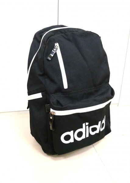 アディダス ★ リュック ★ ロゴ入り ★ ブラック ★ adidas