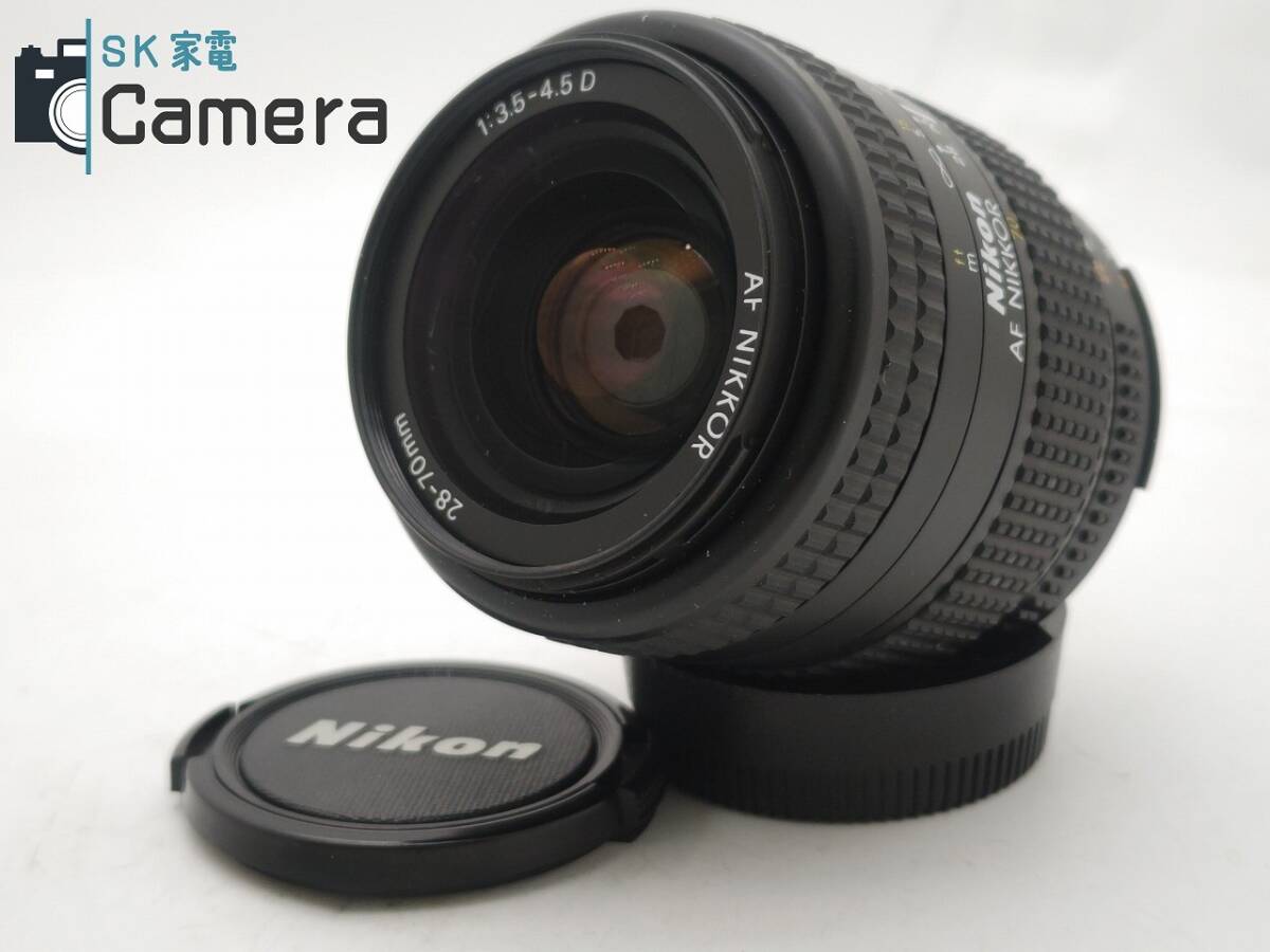 Nikon AF NIKKOR 28-70ｍｍ F3.5-4.5 D キャプ付 ニコン_画像1
