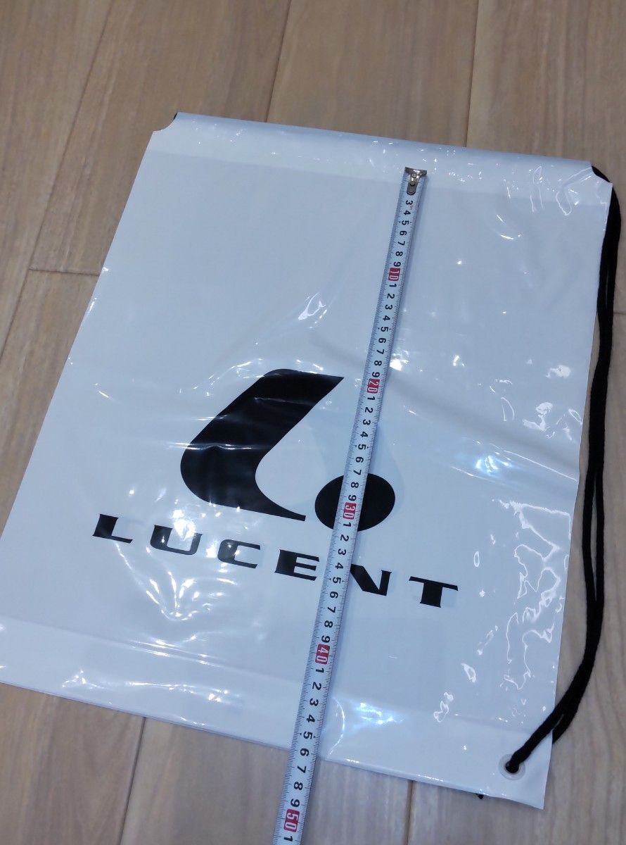 ルーセントビニールバッグ LUCENT 紐付き ショッパー テニス バドミントン 買い物袋 エコバッグ スポーツ 部活 遠征 エコ