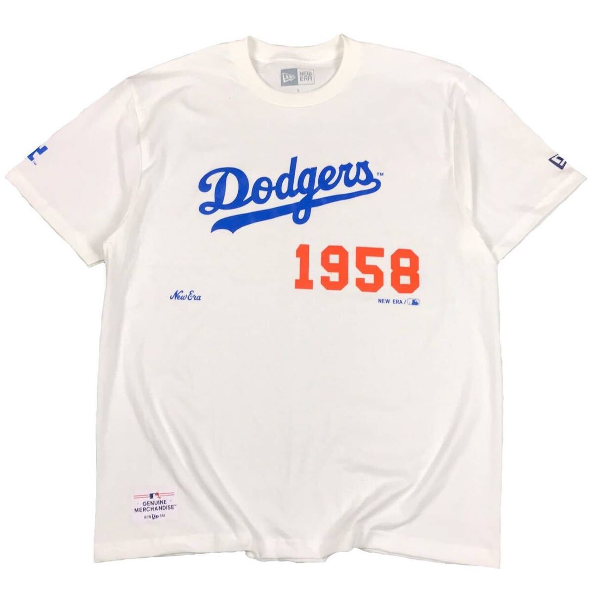 Tシャツ 半袖 ドジャース ロサンゼルス 大谷翔平 野球 白 LA ベースボール 大リーグ M_画像2