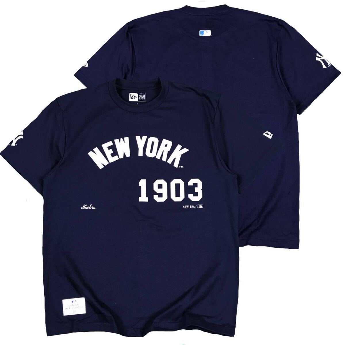 大リーグ 野球 ベースボール XL ネイビー 半袖Tシャツ ヤンキース NY 半袖 Tシャツ L_画像1