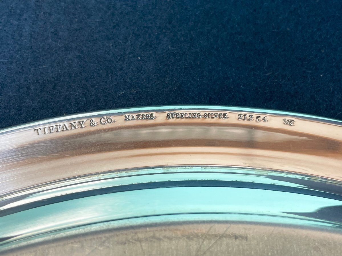 ［道］TIFFANY&Co. ティファニー トレー シルバー925 ヴィンテージ 約1315gの画像6