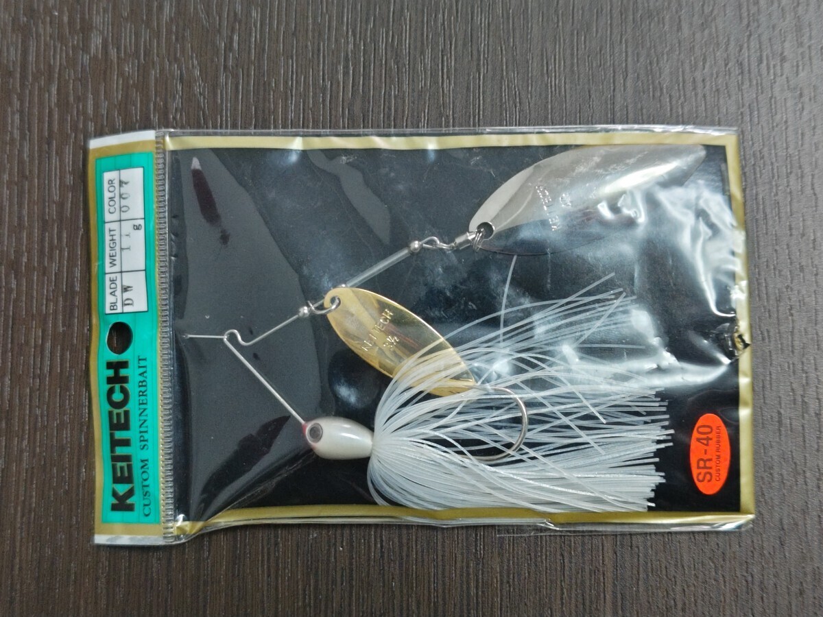 【新品 007】 ケイテック カスタム スピナーベイト ダブルウィーロー KEITECH CUSTOM SPINNER BAIT DW 11g # 廃盤モデル オールド OLDの画像1