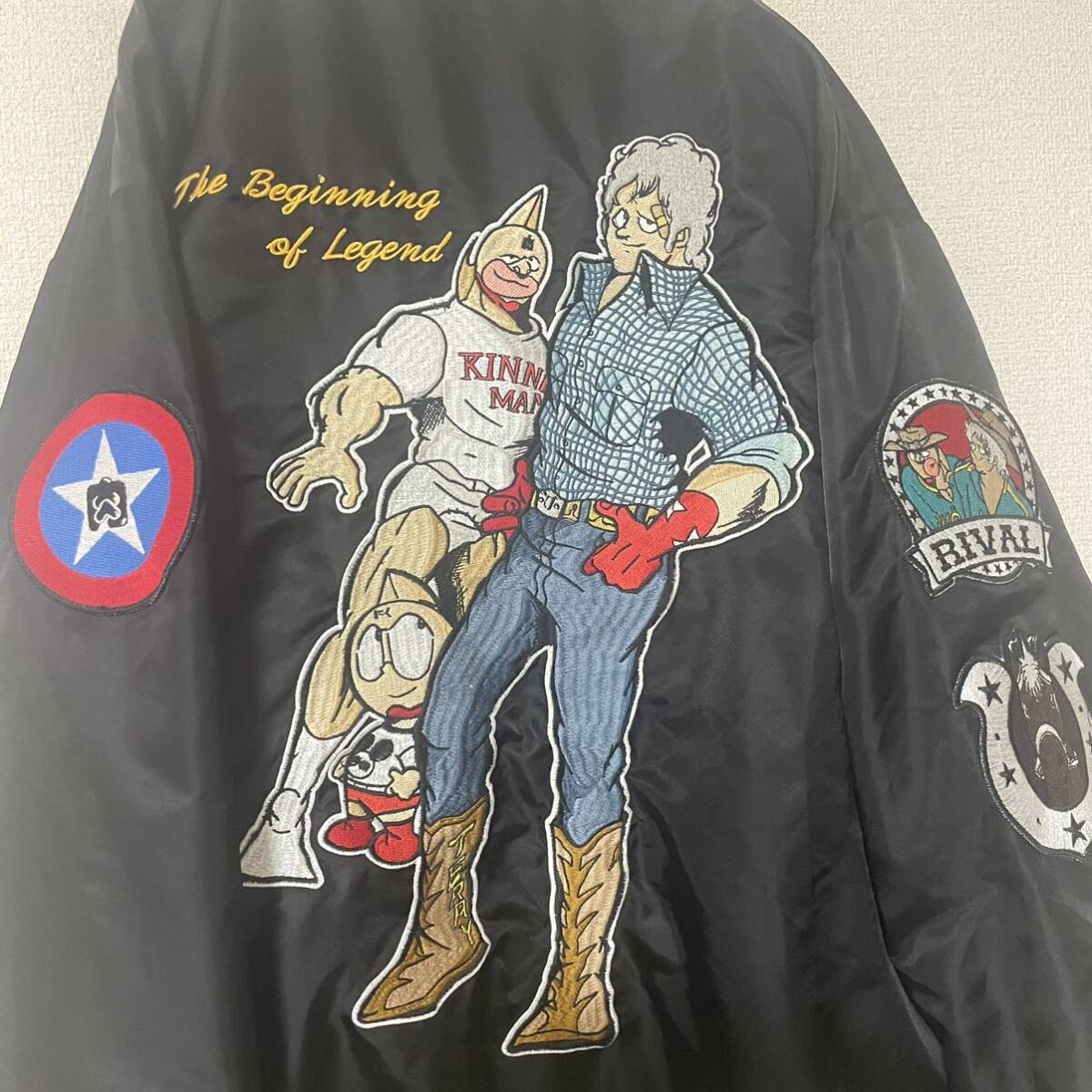 超希少品・入手困難】KMA キン肉マン TMG Varsity Jacket 超希少品・入手困難】KMA キン肉マン TMG Varsity Jacket