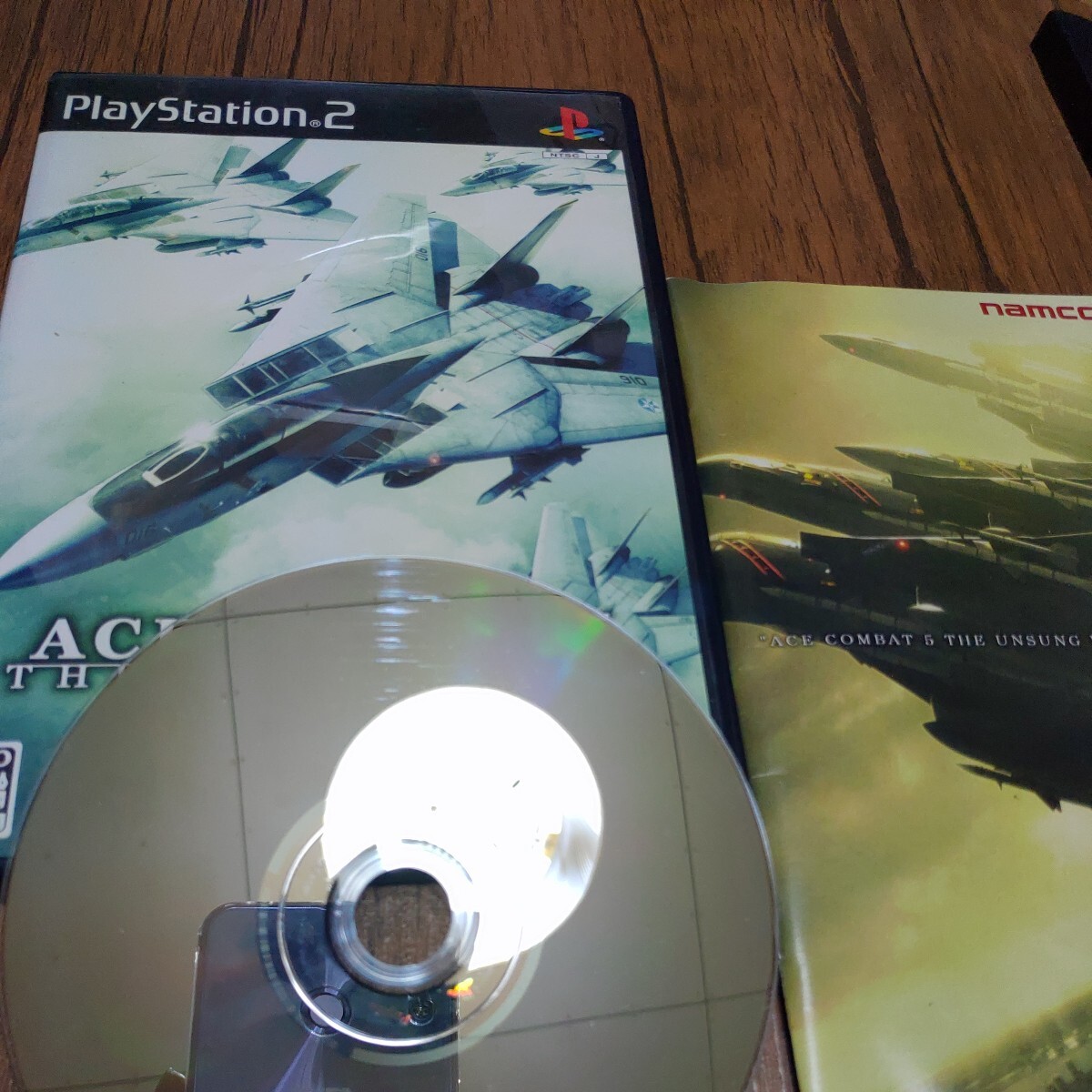 PlayStation2 プレイステーション2 プレステ2 PS2 PS ソフト 中古 エースコンバット5 ACECOMBAT5 ナムコ パイロット 管f_画像4