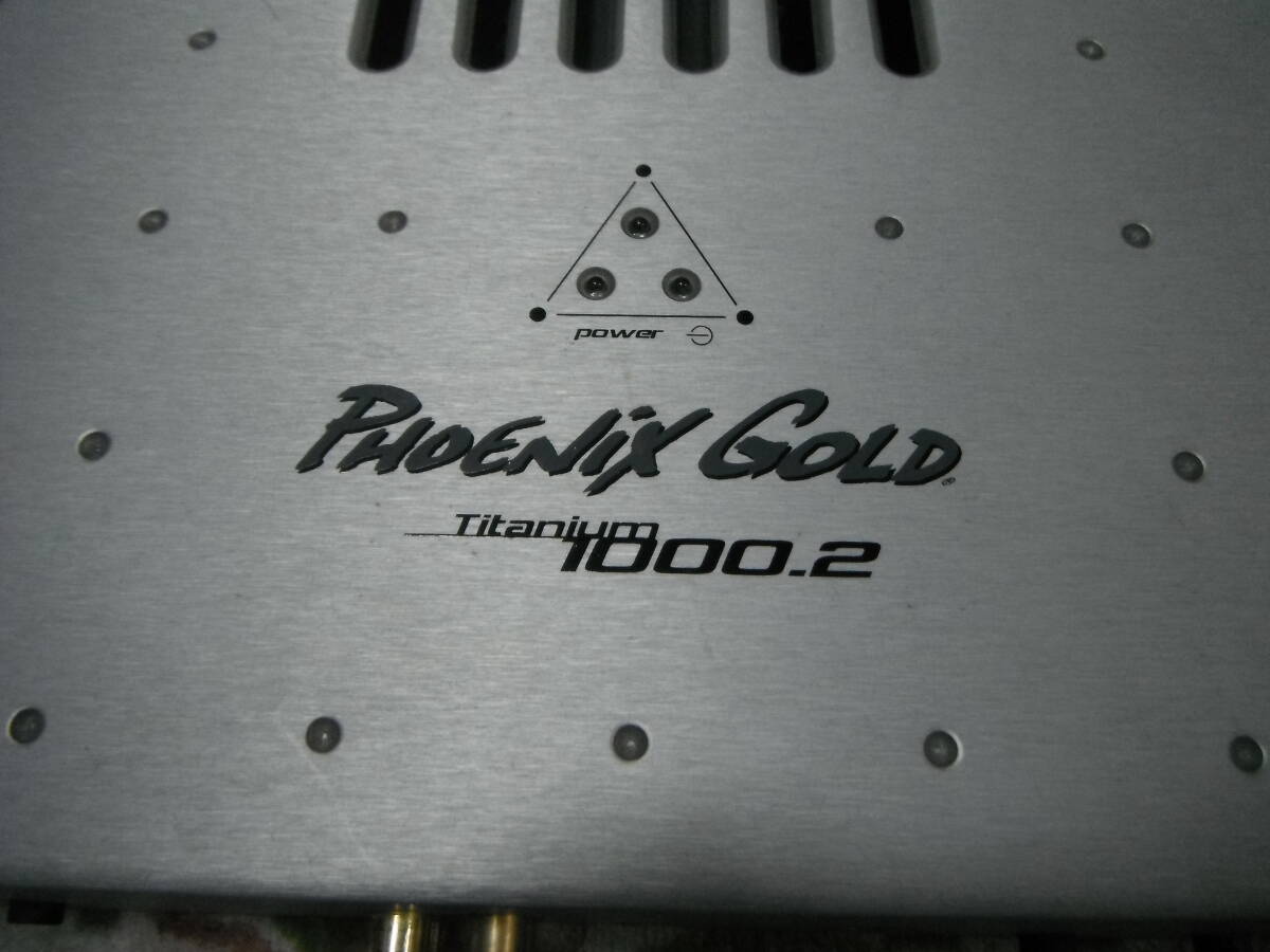 PHOENIX GOLD Titanium Ti1000.2 2ch amplifier 1000W rare 