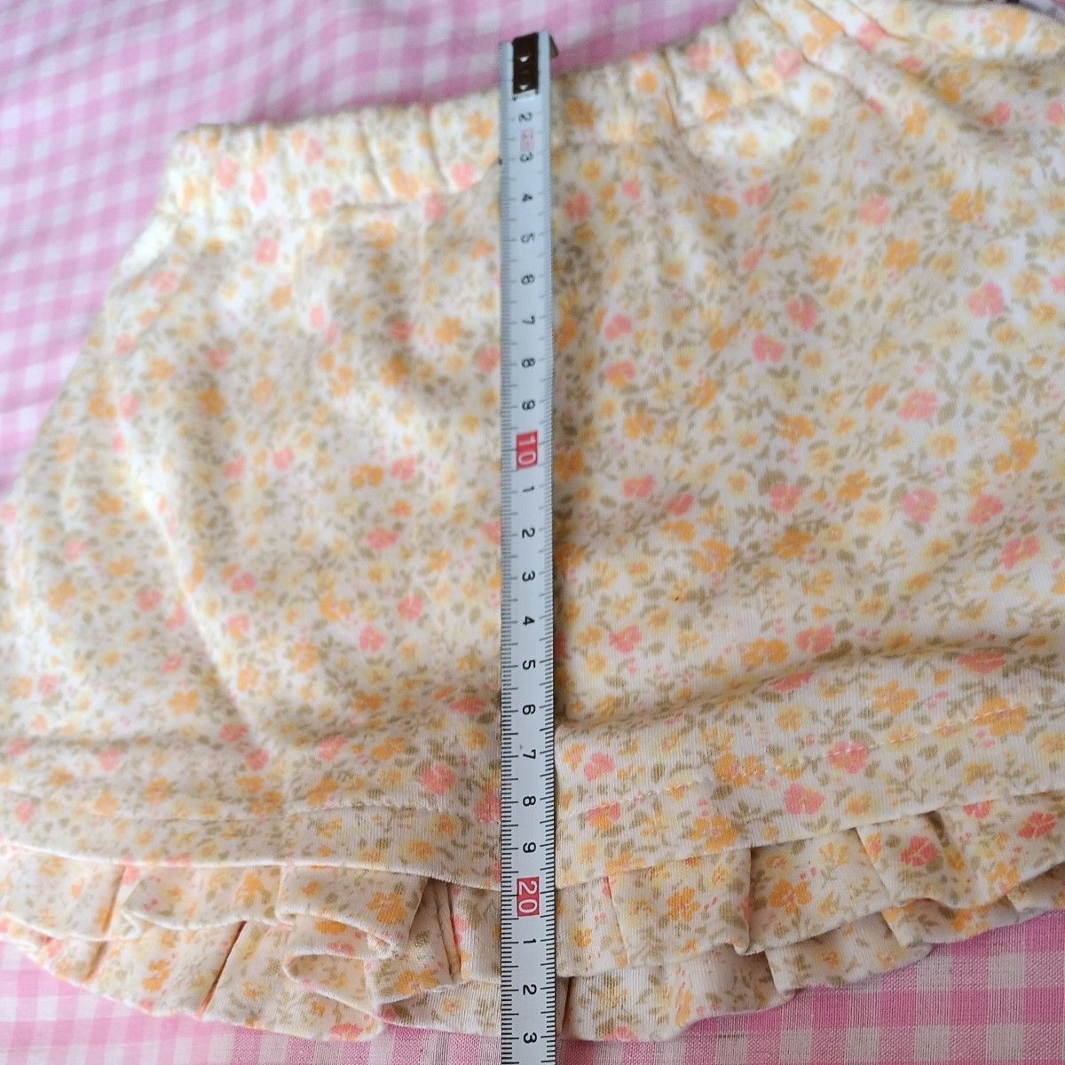 コムサイズム 小花柄 キュロット スカート 80cm  女の子 子供服