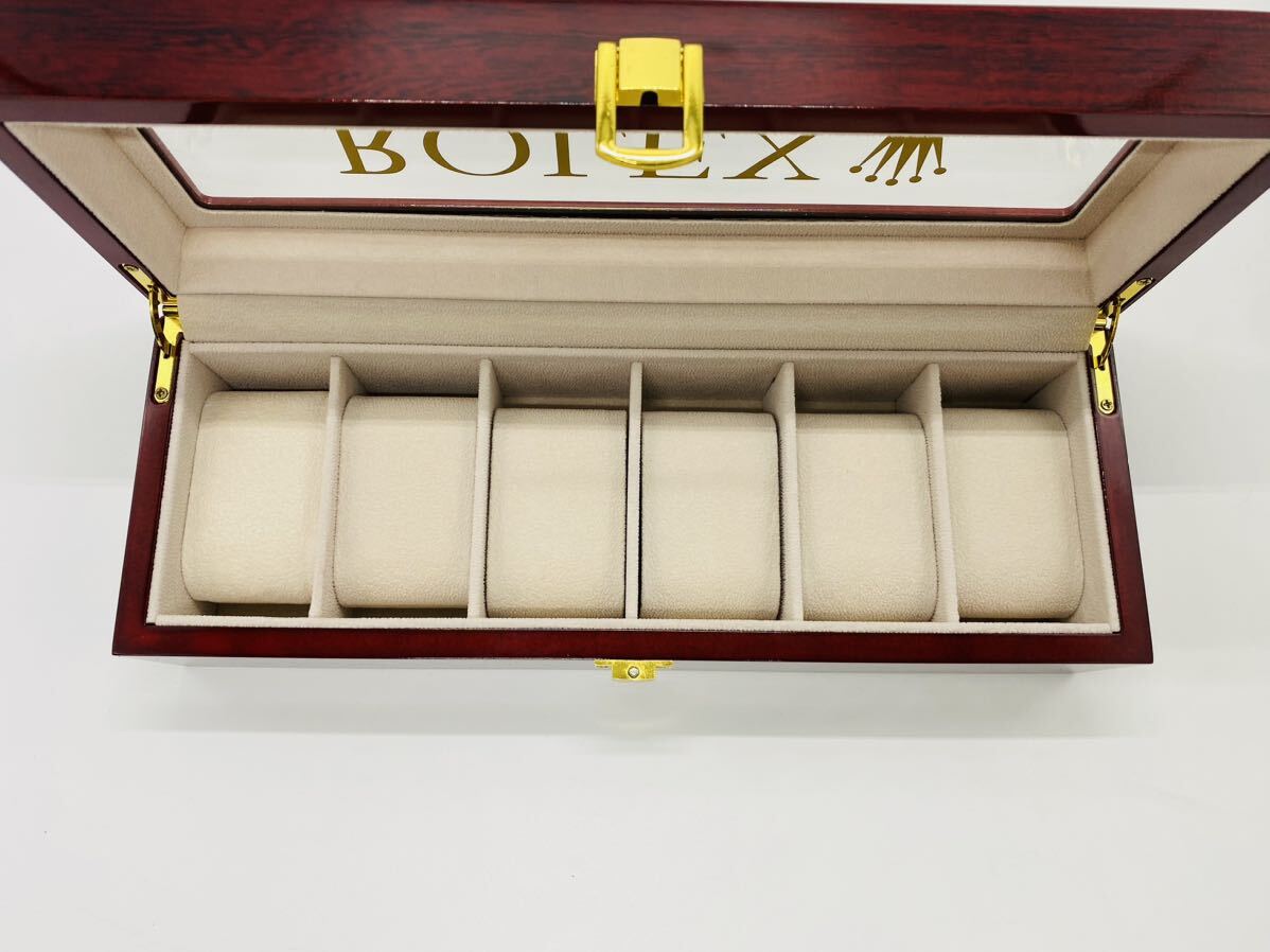  rare abroad limitation Rolex ROLEX 6ps.@ storage box display case arm clock case collector oriented Novelty not for sale collection box 