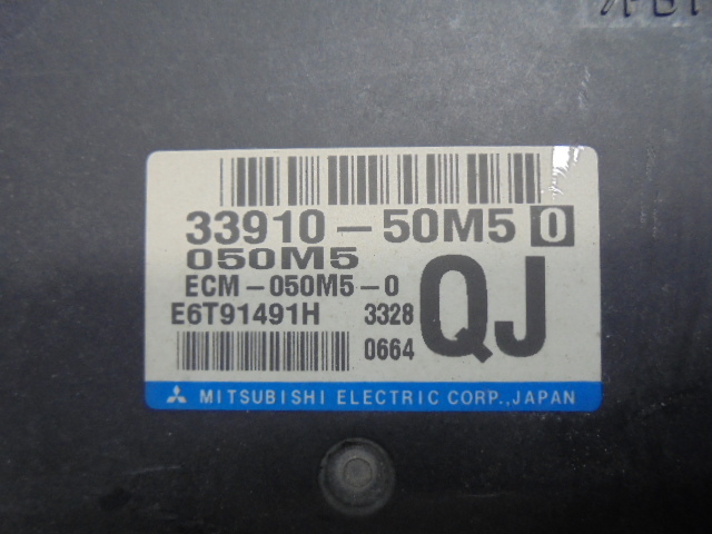 5FD1081 GK5)) マツダ フレアワゴン MM32S 前期型 XS 純正 エンジンコンピューター 33910-50M0_画像2