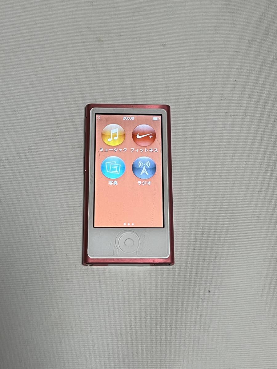 iPod nano 第7世代 16GB ピンクMD475J アップルアイポッドナノ Bluetooth 初期化の画像4