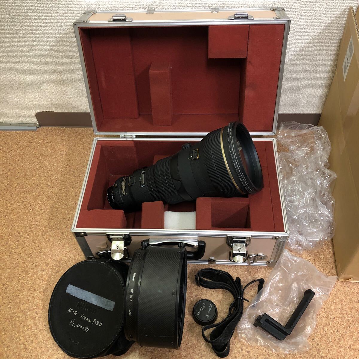 ★良品★安心動作保証★ Nikon AF-S NIKKOR 400mm F2.8D ED (IF) Fマウント ニコン レンズ ☆付属品多数付き☆AF鳴き無し☆の画像1