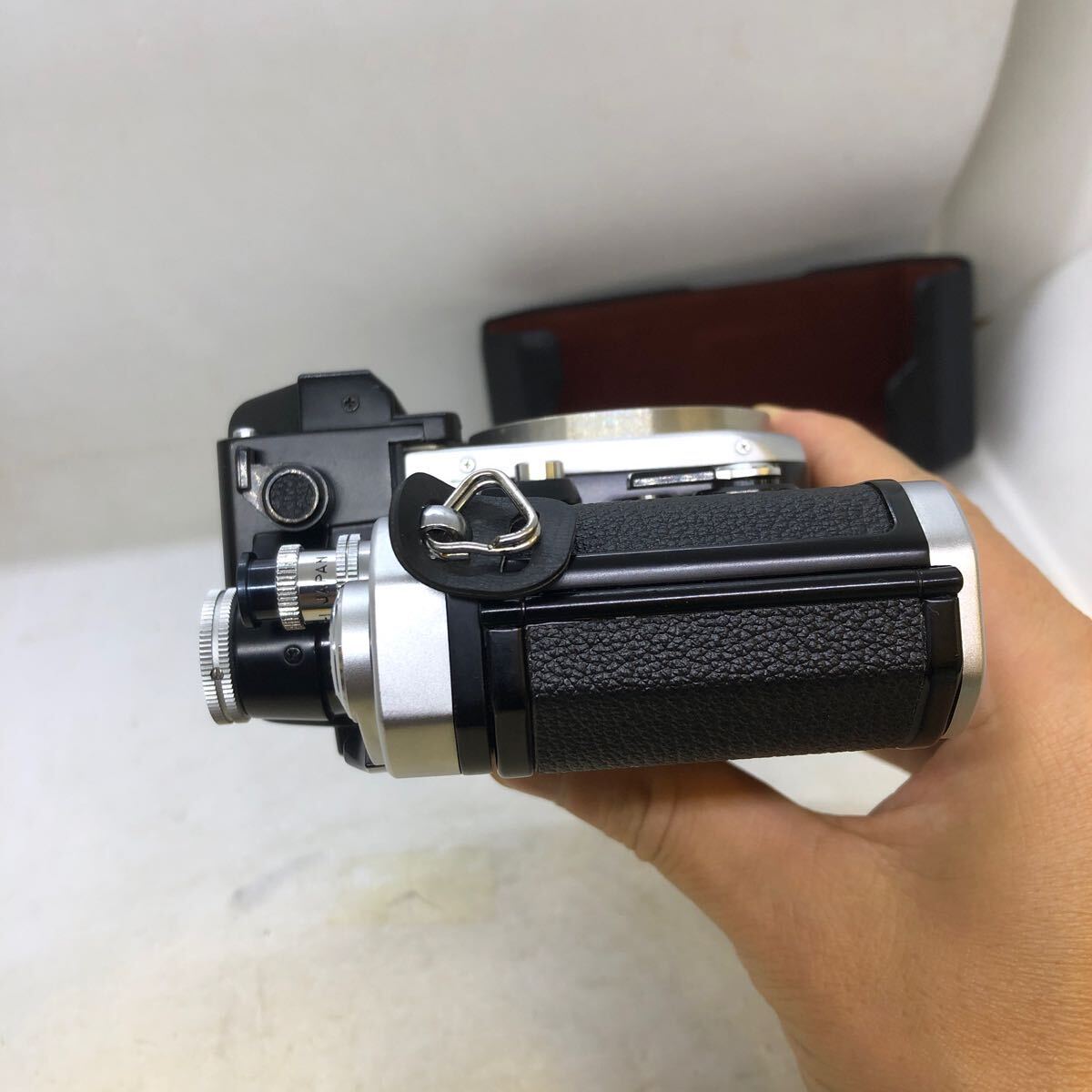 ★美品★完動品★ Nikon F2 A ボディニコン 一眼レフフィルムカメラ ☆日本製革ケース付き☆ _画像5