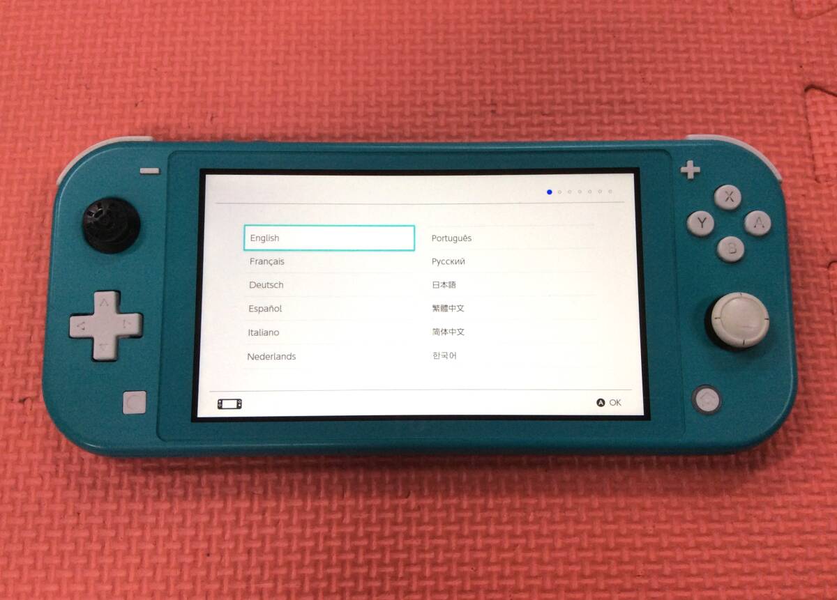 【GM4006/60/0】故障品★ジャンク★Nintendo Switch Lite★ターコイズ★ニンテンドースイッチライト★本体★ゲーム機★任天堂★_画像1