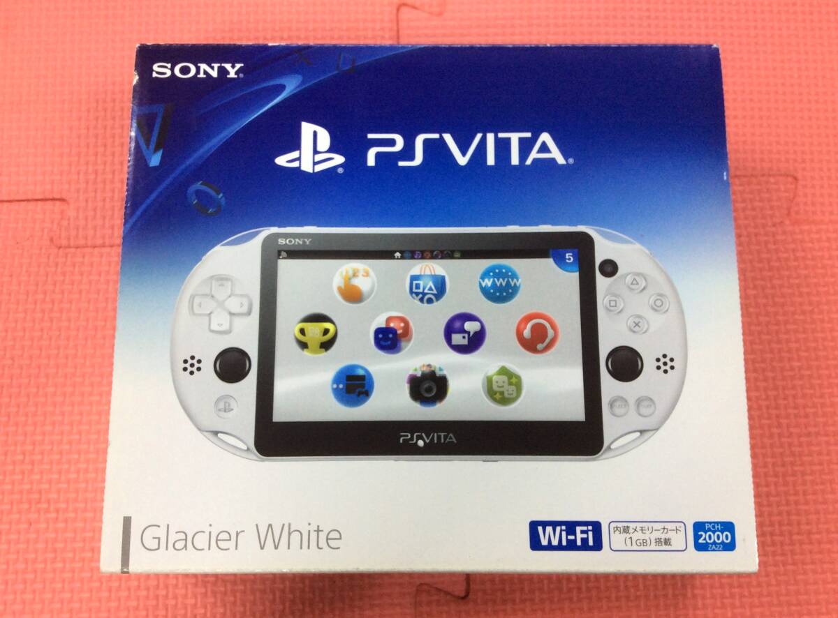 【GM4026/60/0】ジャンク★SONY PlayStation Vita 本体セット Wi-Fiモデル★ホワイト★本体★PCH-2000★ゲーム機★ソニー★_画像1