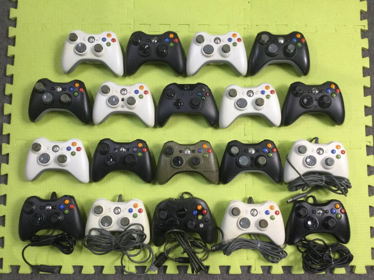 半額 福袋の通販 【GN4985/100/0】ジャンク★XBOX360★XBOX★コントローラー★合計19個前後★大量★まとめ★セット★エックスボックス★XBOX ONE★ アクセサリ、周辺機器