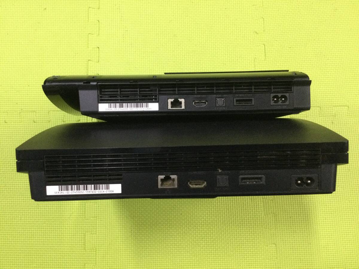 [N5043/100/0] Junk *PS3* body * thin type 2 pcs *Playstation3* PlayStation 3* PlayStation 3* large amount * summarize * set *SONY* game machine *