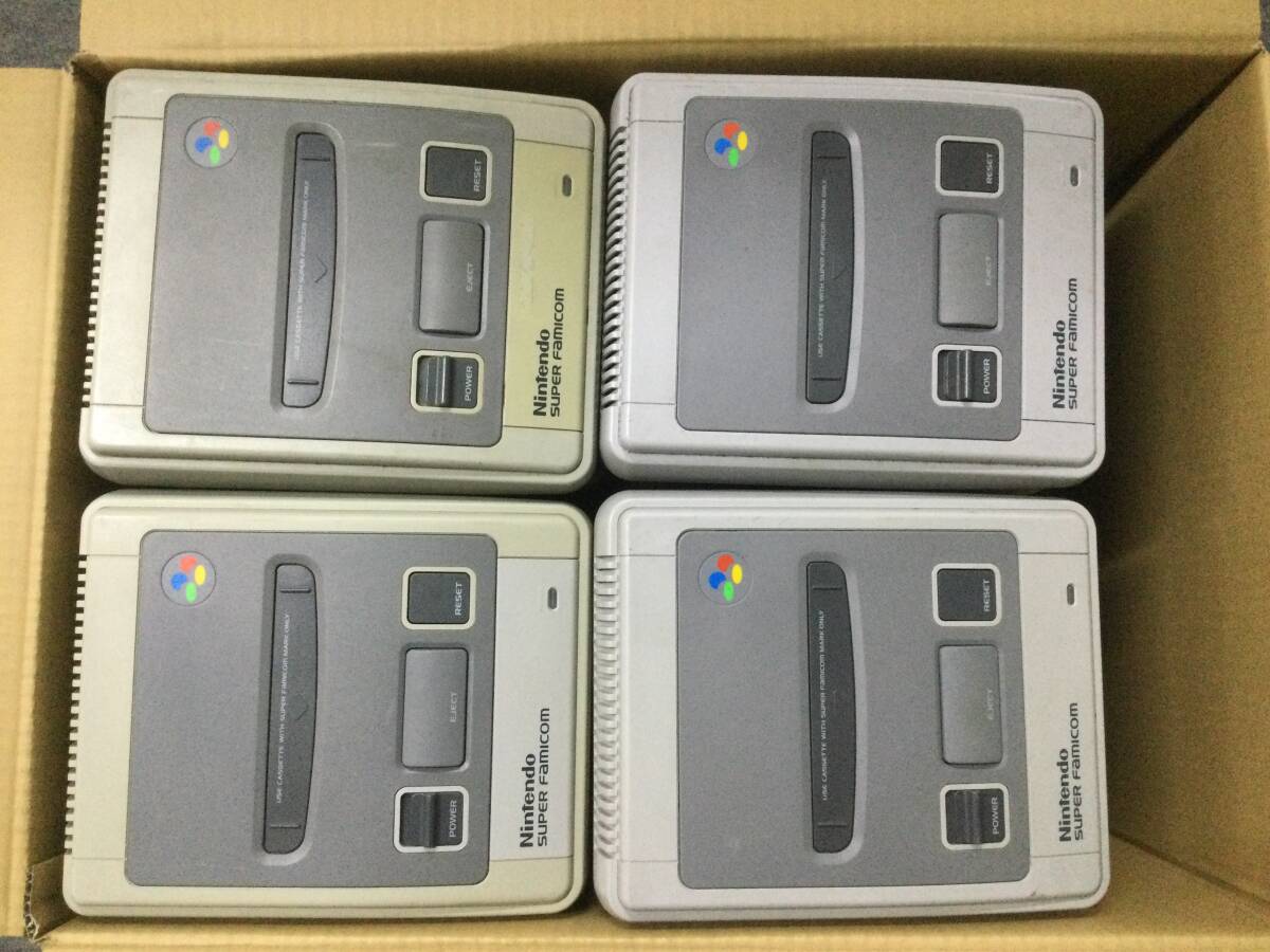 [N5134/140/0] Junk *SFC* Super Famicom * Hsu fami* body *22 pcs. set * large amount * summarize * set *NINTENDO* nintendo *