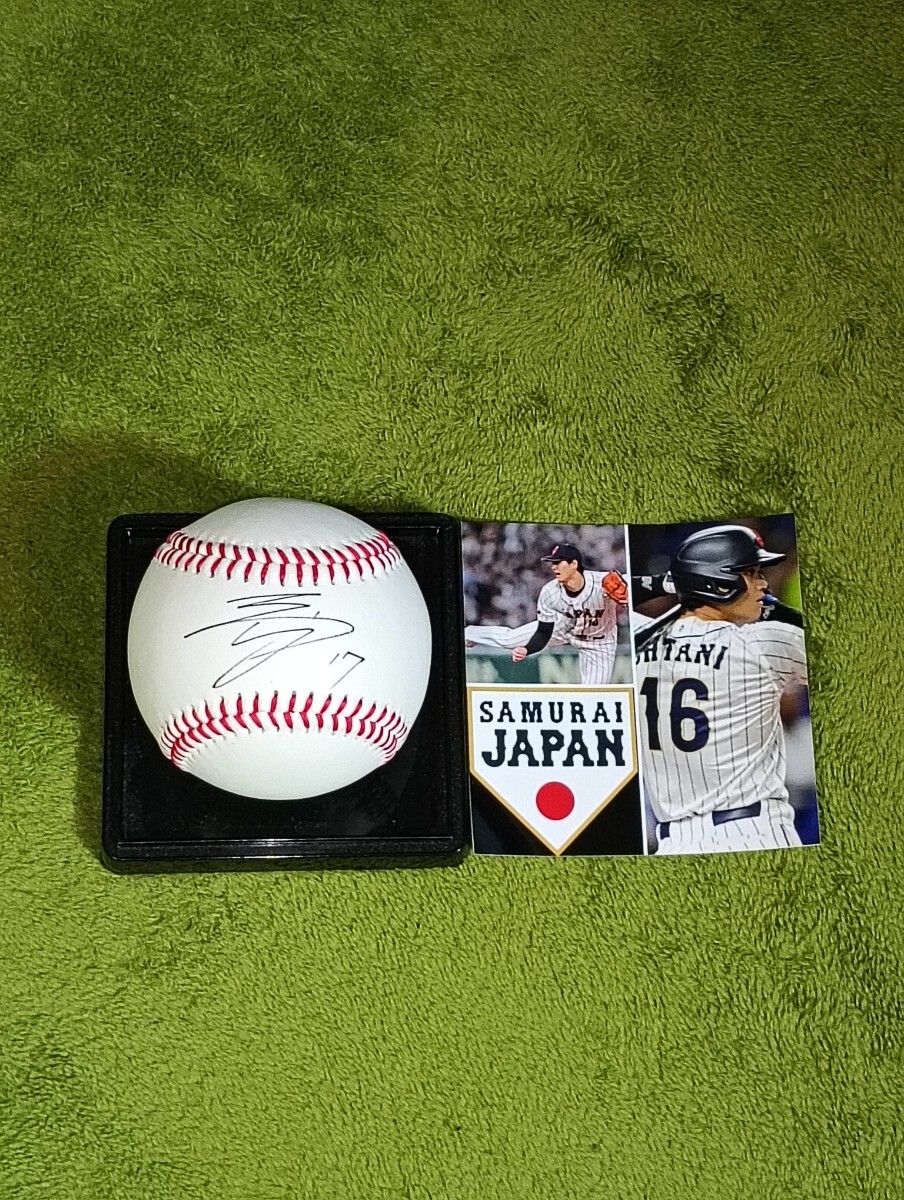 2023 World Baseball Classic MLB ドジャース 侍ジャパン 大谷翔平選手 直筆サイン入りボール③の画像1