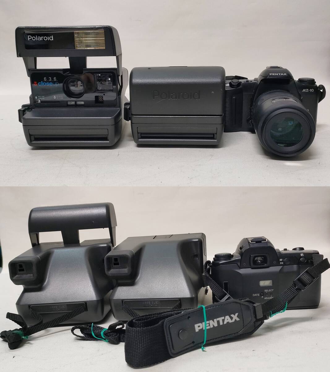 *64-26 [ present condition goods / Junk ] camera video camera Polaroid camera etc. summarize part removing FUJI FILM PENTAX other 