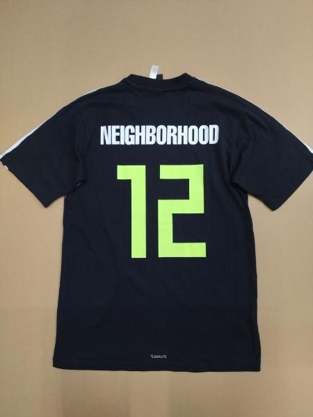 ★95　NEIGHBORHOOD × adidas 18SS 勝色 Tシャツ 突破プリント ユニフォーム　DW6668-JD0021_画像2