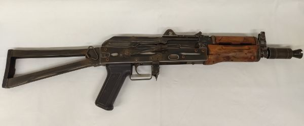 ★117　APS AKS74U クリンコフ リアルウッド BATTLE WORN ver. 電動ガン　ブローバック_画像2