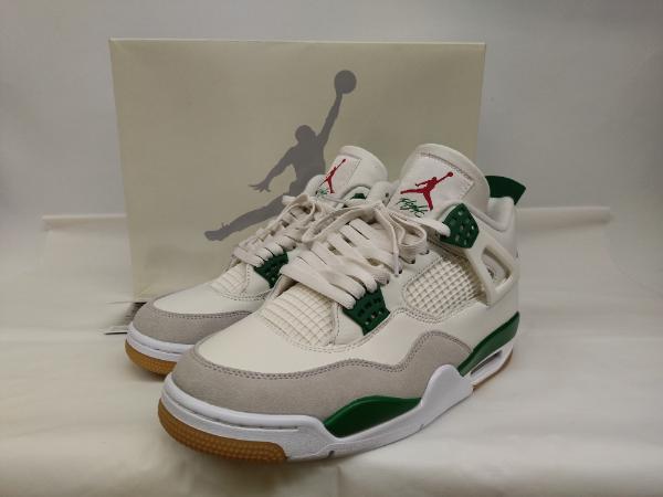 ★110 NIKE SB × Air Jordan 4 "Pine Green" ナイキ エスビー×エアージョーダン4 パイングリーン/DR5414-103/28㎝の画像1