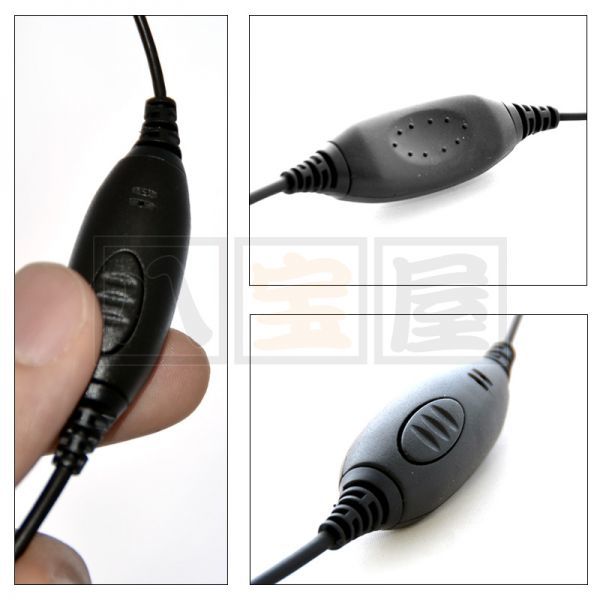  postage 185 jpy ~ * small size earphone mike large PTT button Yaesu FT2D FT3D FT5D VX-2 VX-2R VX-3 VX-3R VX-5 VX-8G VX-150 VX-160 TRC-0037-Y2