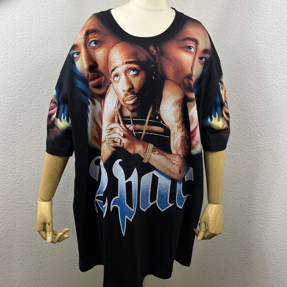 日本未発表　鬼激レア　金文字　2PAC トゥーパック　HIP HOP　伝説　XL