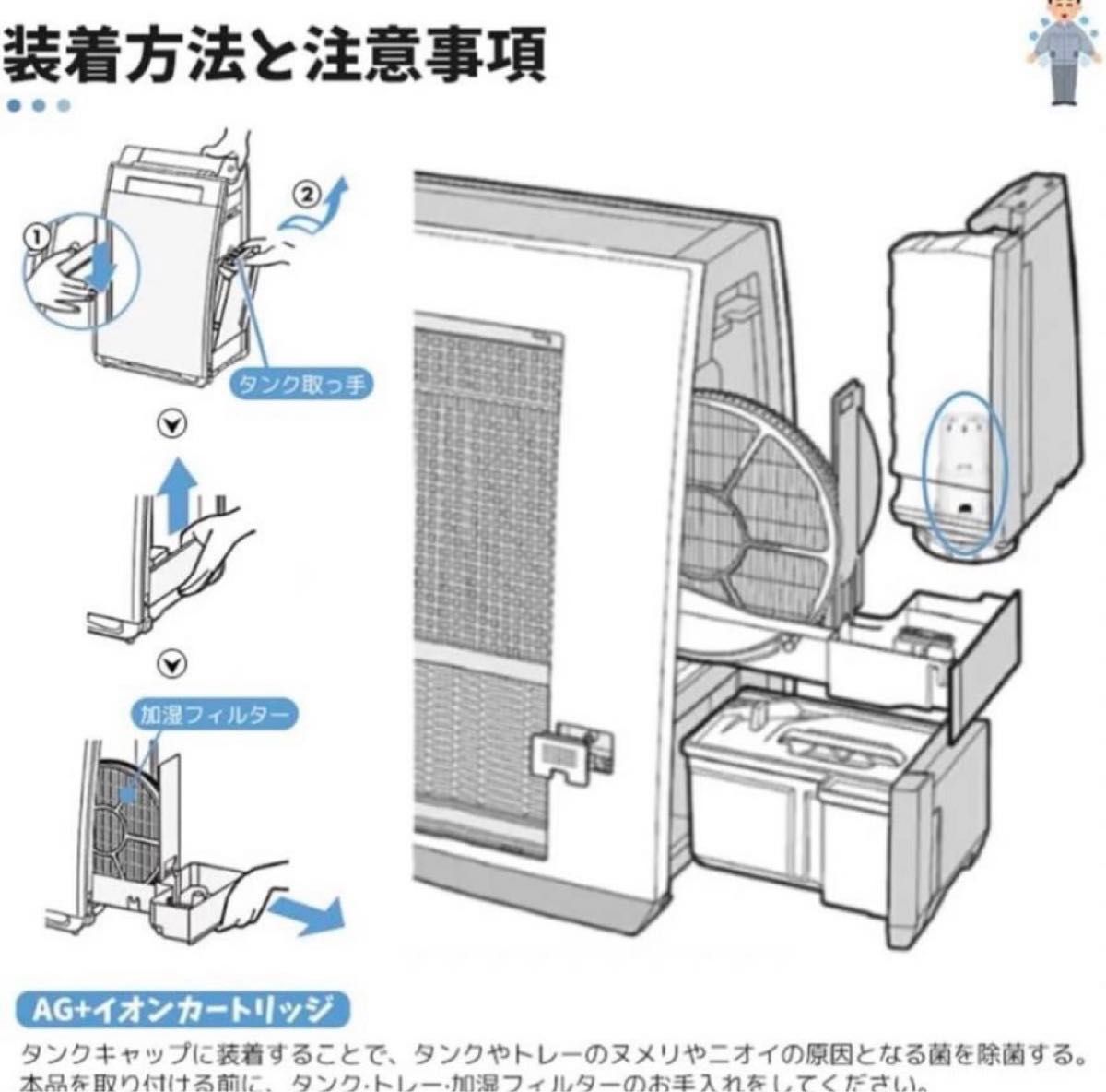  シャープ SHARP 加湿空気清浄機フィルター 交換品　FZ-Y80MF 空気清浄機 2枚 セット　送料無料