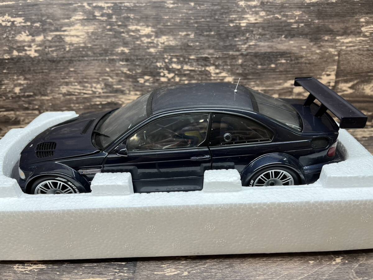 【1円スタート】1/18 BMW M3 GTR 2001 ミニカー　ミニチャンプス　MINICHAMPS ビーエムダブリュー ブラック⑥_画像2