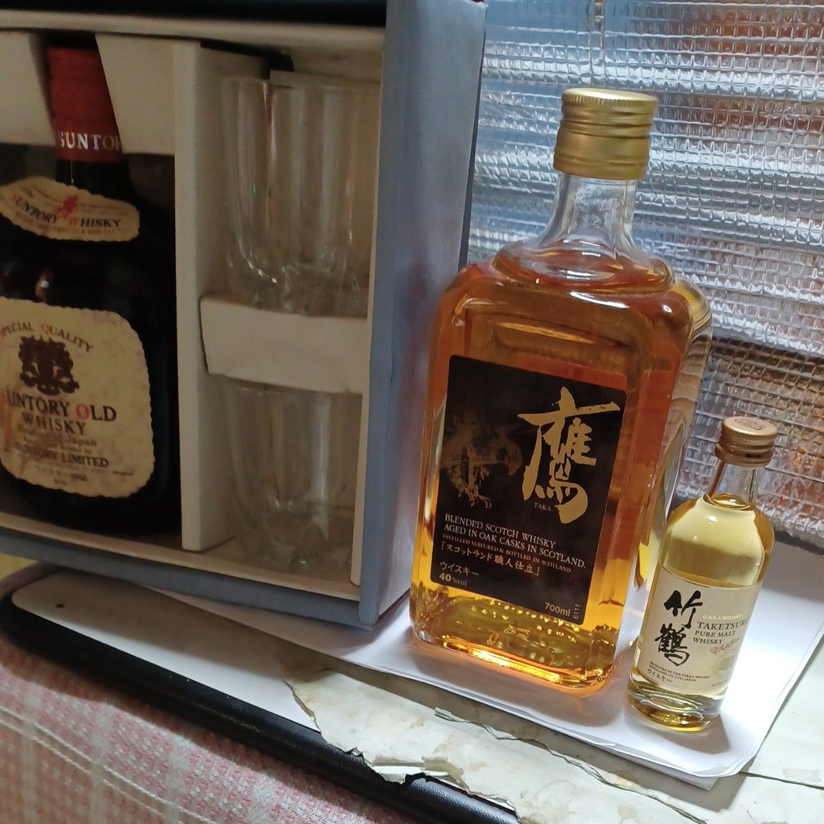 サントリー オールドウイスキー麦穂ラベル760ml43度専用グラス2 サントリー オールドウイスキー麦穂ラベル760ml43度専用グラス2