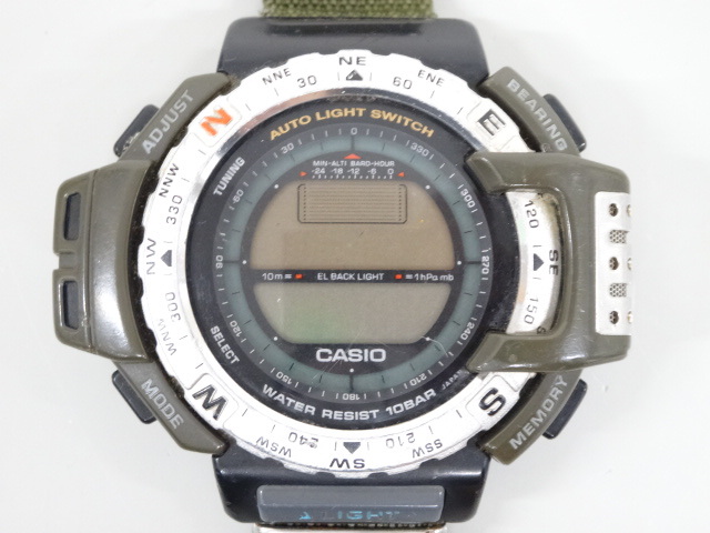 ジャンク 3点セット まとめて CASIO カシオ PROTREK プロトレック トリプルセンサー PRT-40 PRT-50 メンズ クオーツ 腕時計_画像4