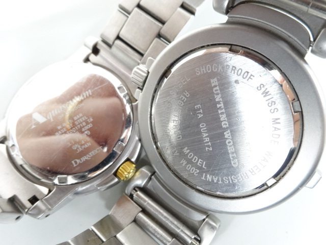 ジャンク 5点セット まとめて ハンティングワールド ポールスミス モンディーン ディーゼル DZ-4290 メンズ クオーツ 腕時計の画像6
