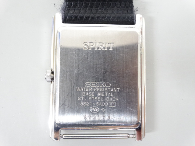 ジャンク SEIKO セイコー SPIRIT スピリット 5S21-5A00 CONTEMPORARY BASIC コンテンポラリー ベーシック メンズ クオーツ 腕時計の画像5